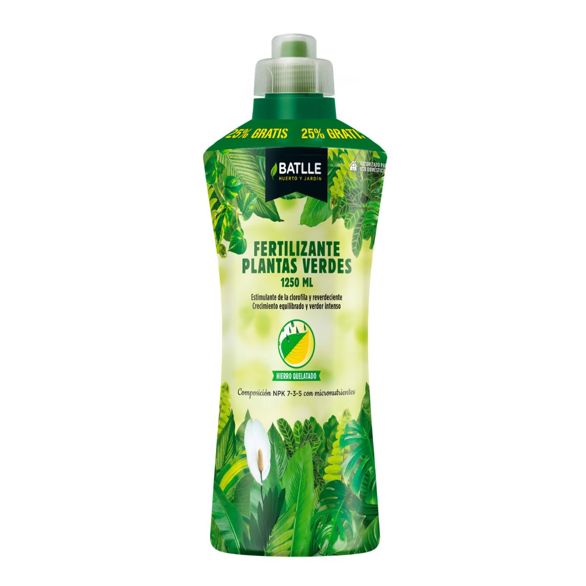 Fertilizante líquido Plantas Verdes Batlle 1250 ml