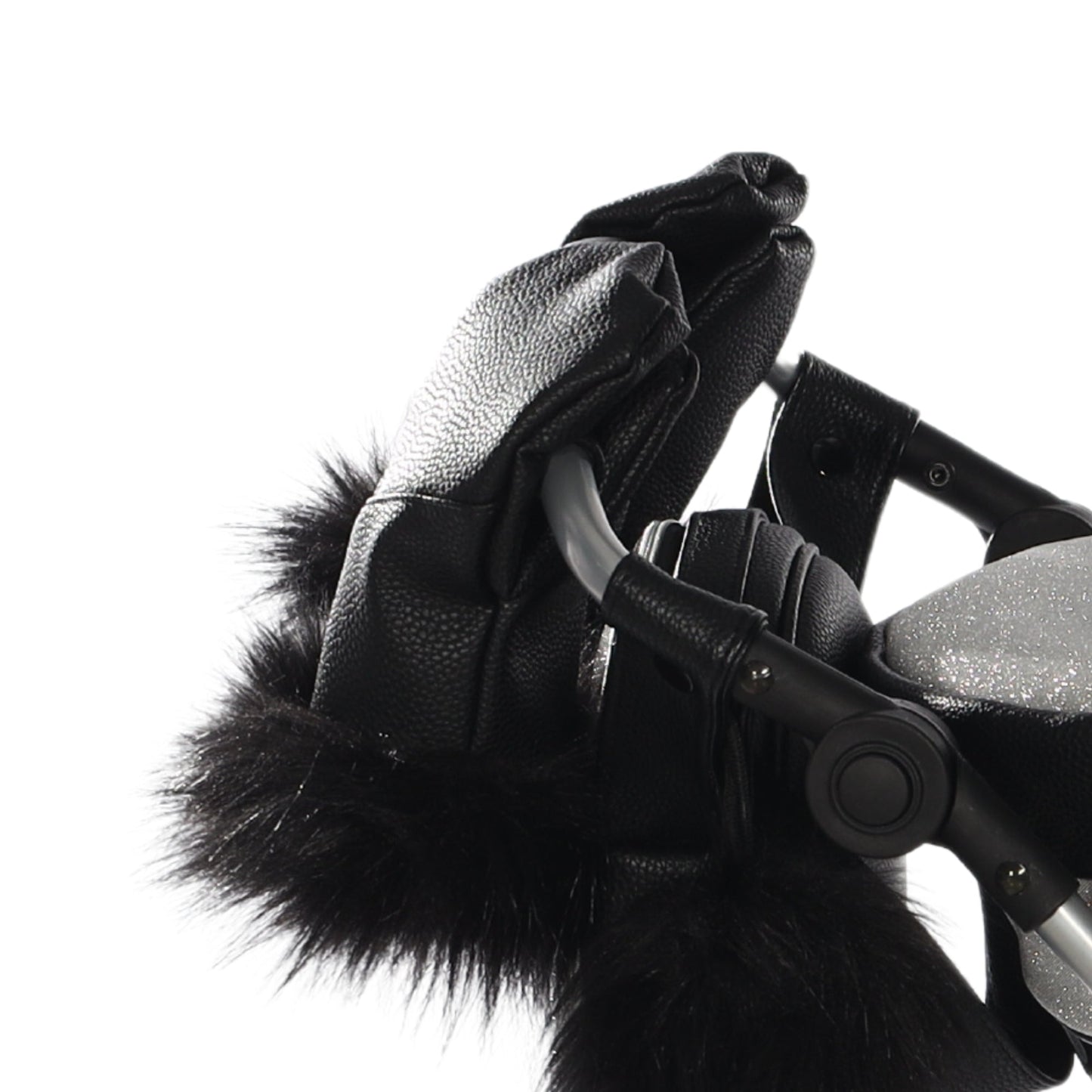 Manoplas Para Carro De Muñecas Gris