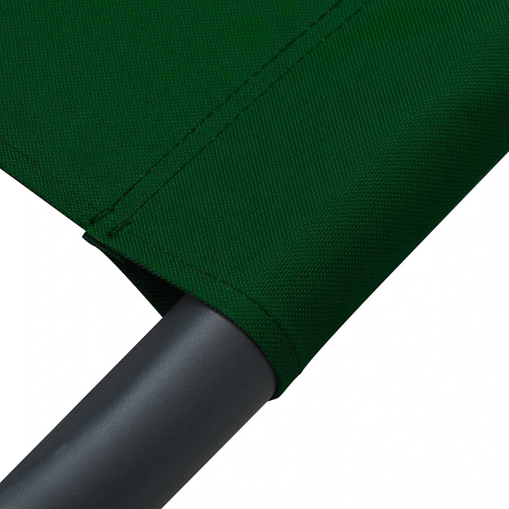 Tumbona De Jardín Con Toldo Y Cojines Verde_5