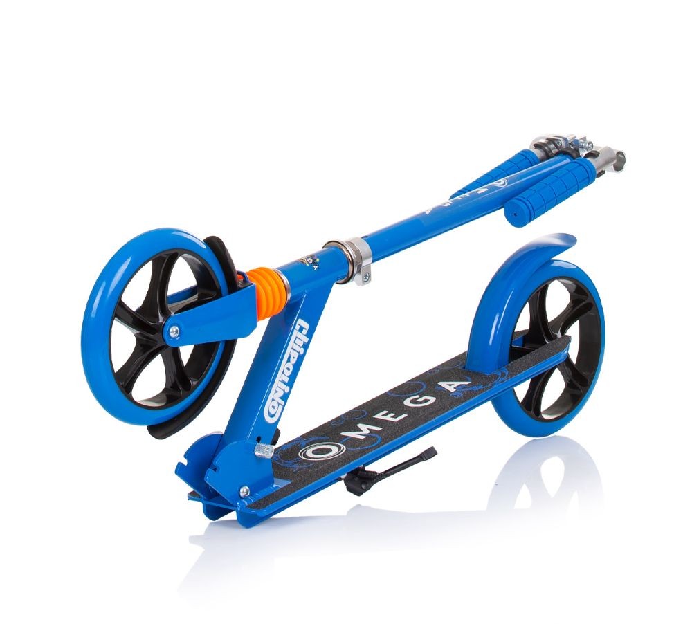 Patinete Infantil Omega Hasta 100 Kg Plegable Y Ruedas De 20mm Blue_3
