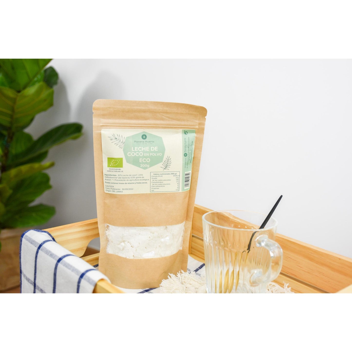 Bebida coco en polvo ECO Planeta Huerto 200 gr