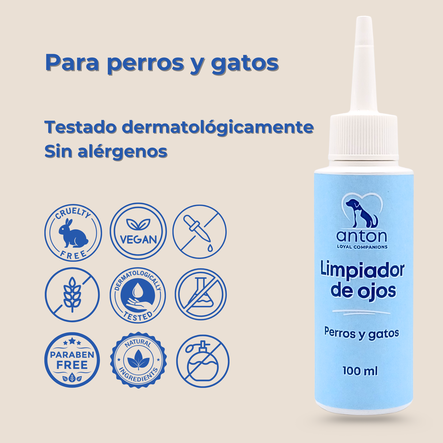 Limpiador natural para la higiene ocular de perros y gatos – 100 ml_5