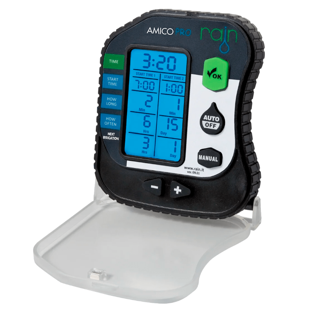 Programador De Riego A Pilas Rain Amico Pro - 4 Zonas_0