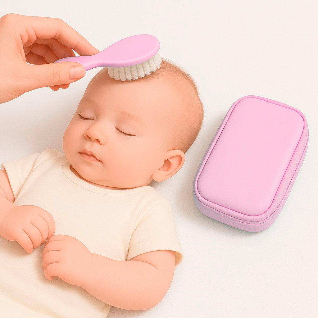 Bathby | Set De Manicura, Higiene Y Cuidado Para Bebé, Color Rosa_5