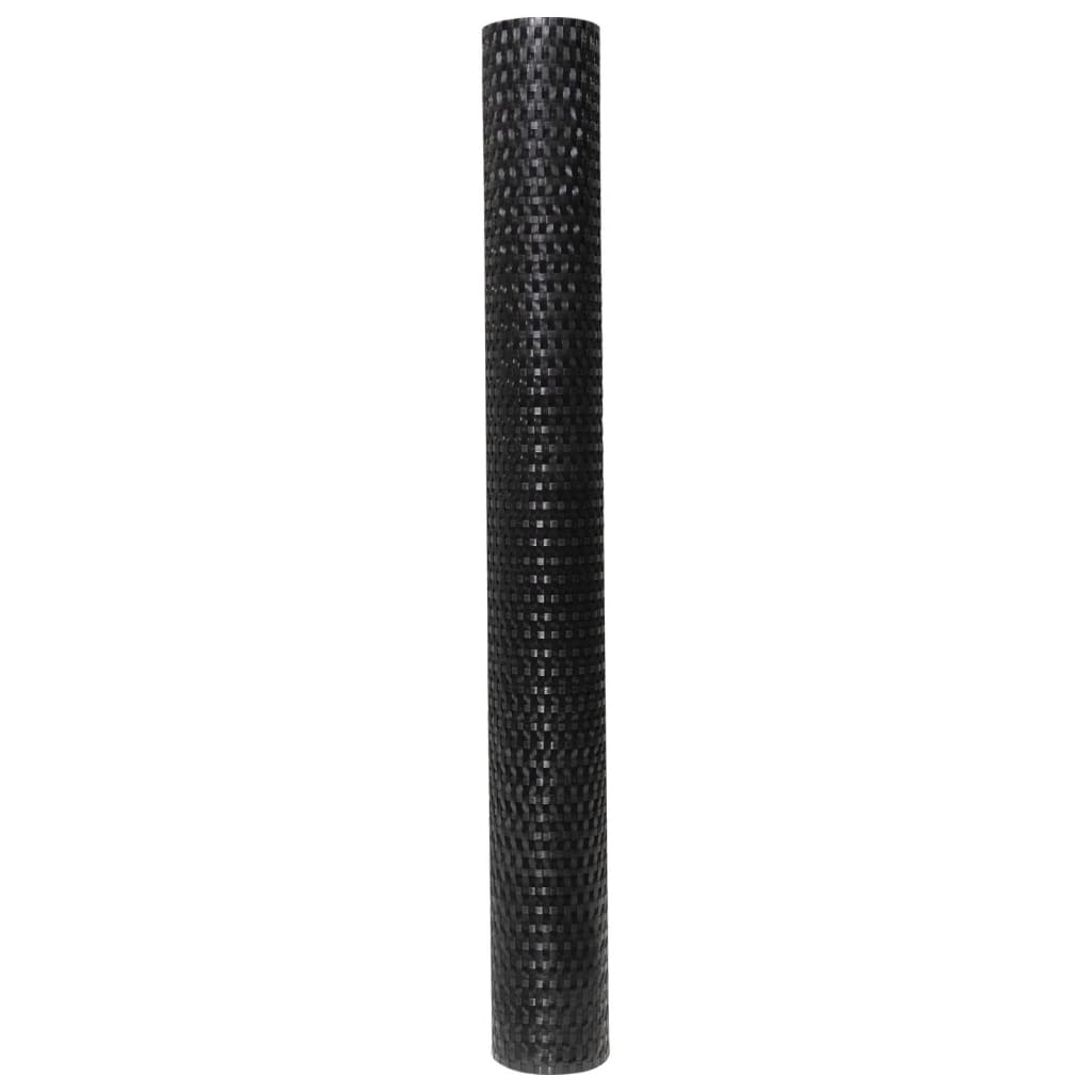 Toldo Para Balcón Ratán Sintético Negro 600x90 Cm / Vetonek_5