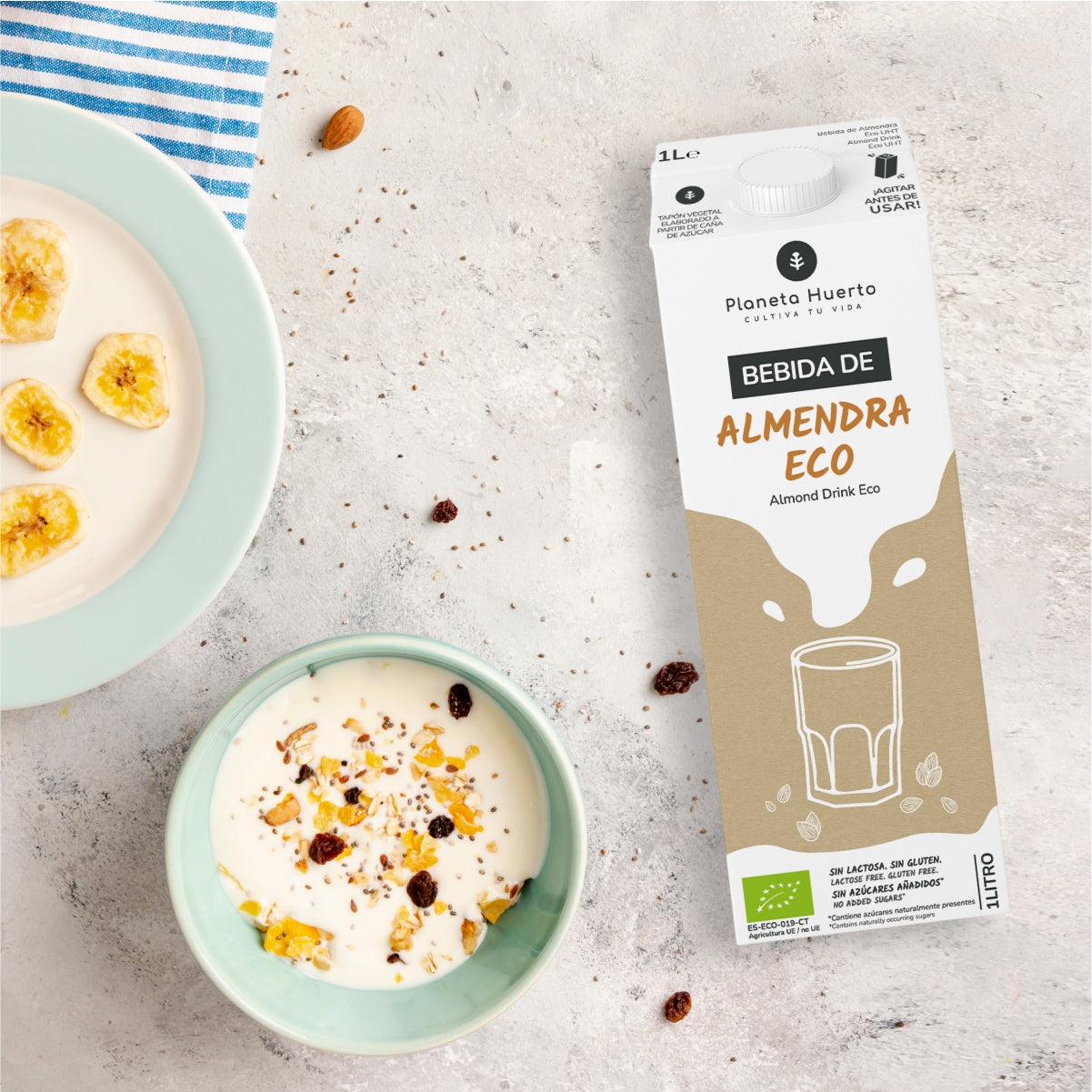 Bebida de Almendra Eco Planeta Huerto 1L