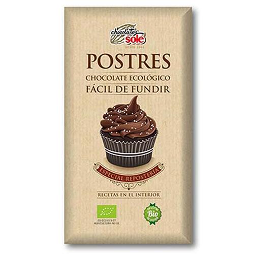 Chocolate BIO para Postres Solé 200 gr