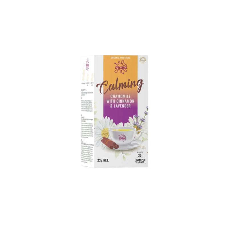 Infusion Maya Organic Relajante/ Calming / Manzana Canela Y Lavanda 20 bolsas_0