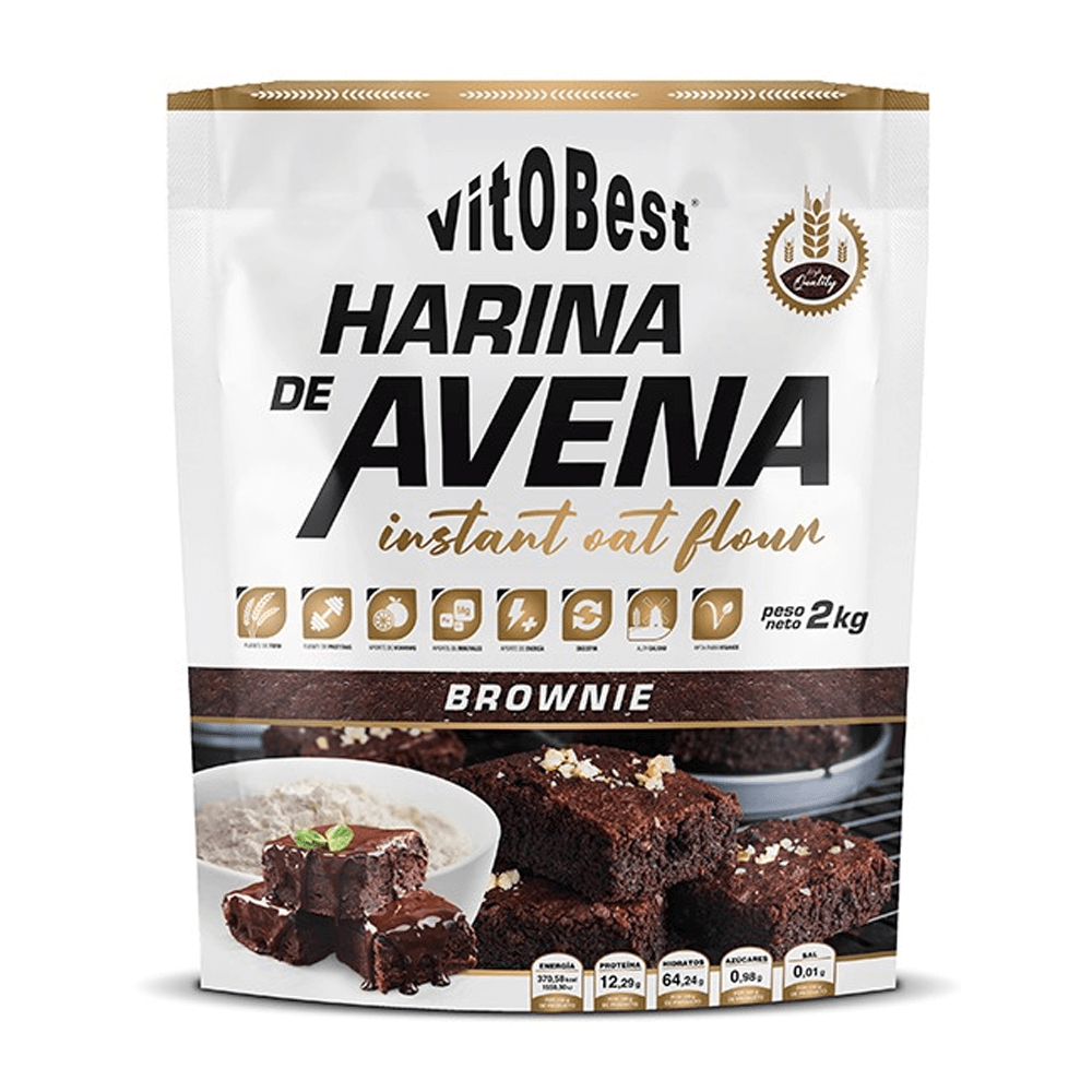 Harina De Avena - 2kg - Brownie - Avena - Vitobest_0