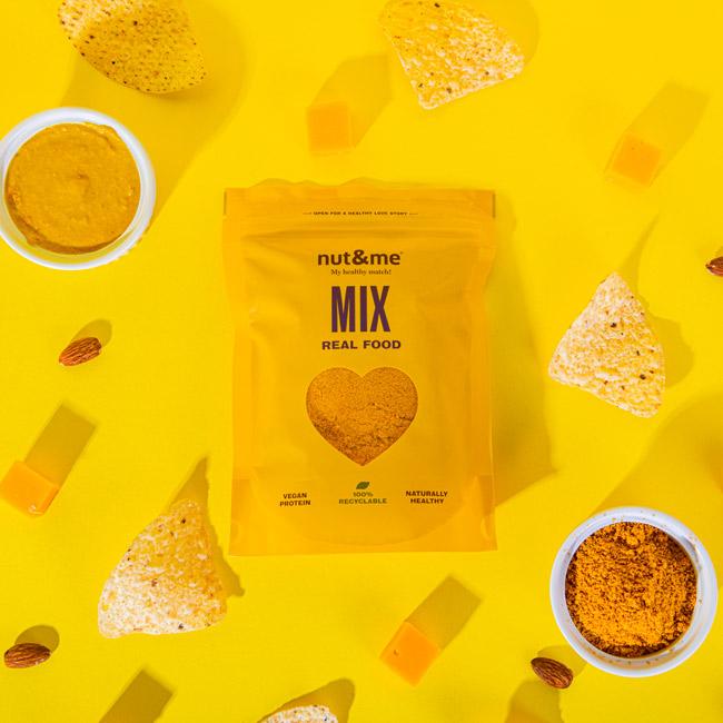 Queso Vegano en polvo con sabor a Chedar Nut&me 200g