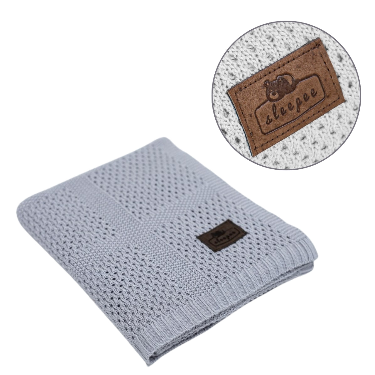 Manta De Bebe Light Bambú Grey