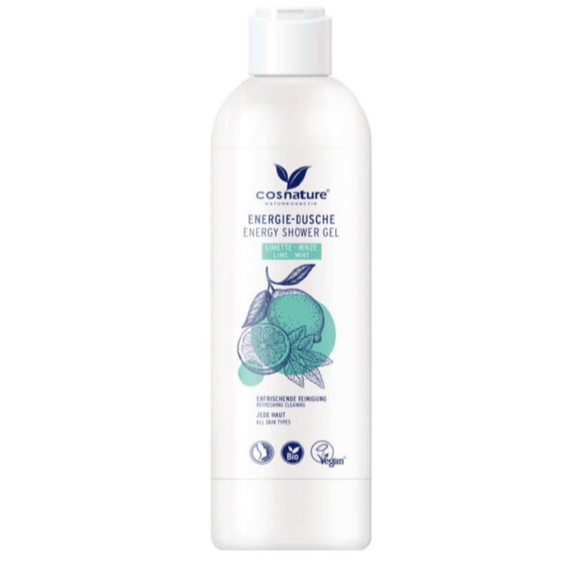 Gel ducha energy menta & lima BIO Cosnature 250 ml