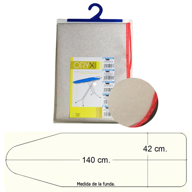 Funda Mesa Plancha Espuma Metalizada 140x42 Cm.