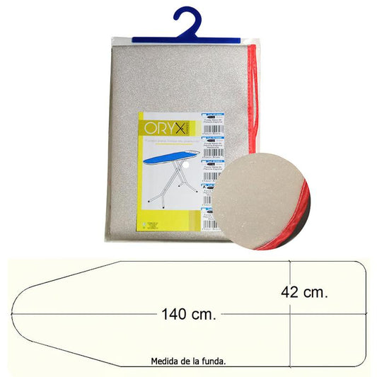 Funda Mesa Plancha Espuma Metalizada 140x42 Cm.
