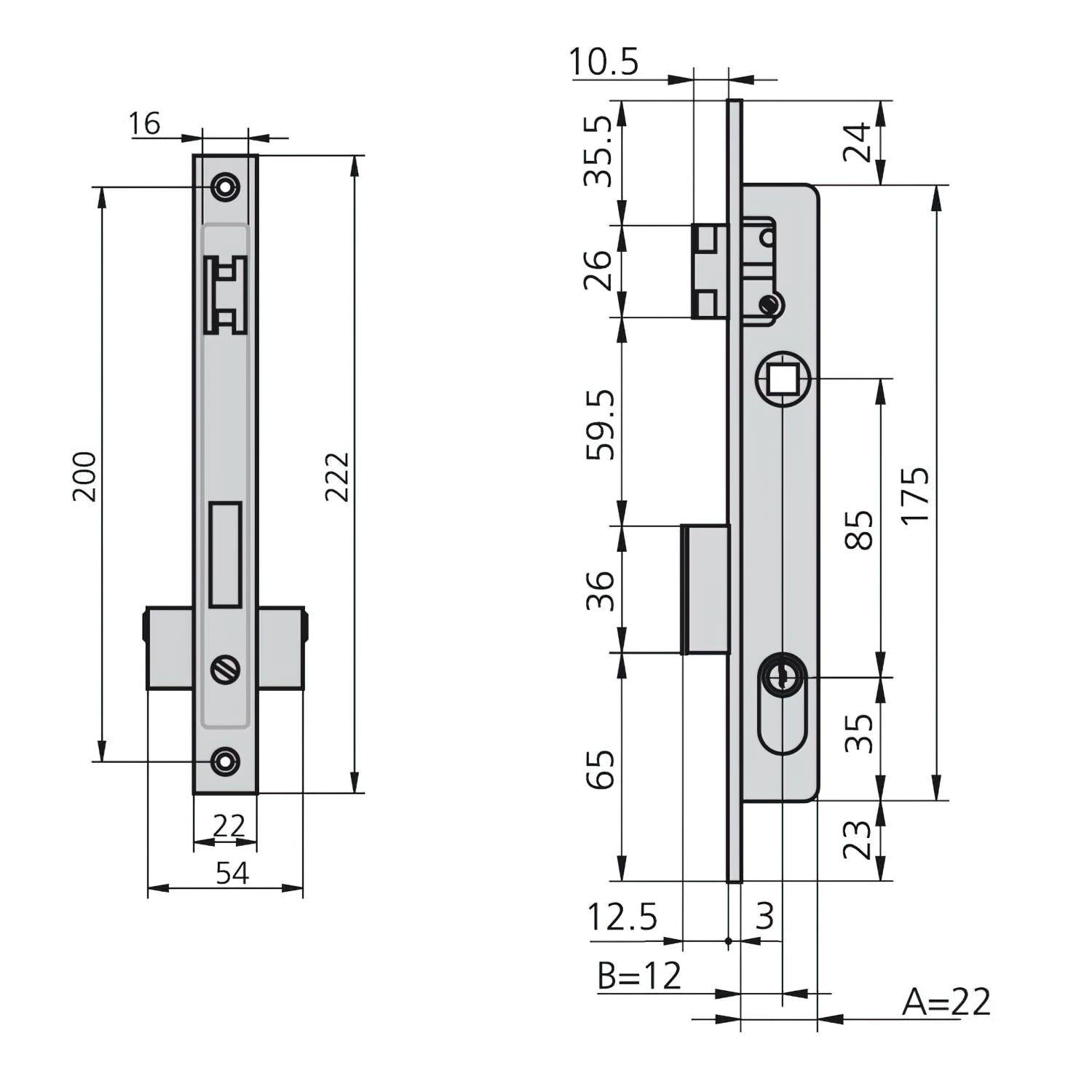 Cerradura Cvl 1963/5     Carpintería Metálica