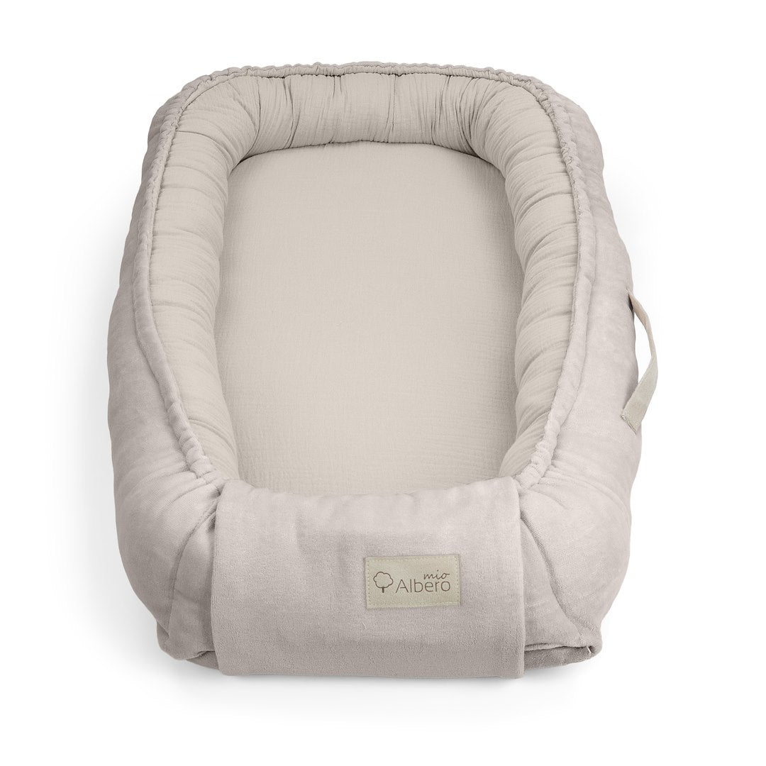Cuna Nido Colecho Bebe Muselina Beige