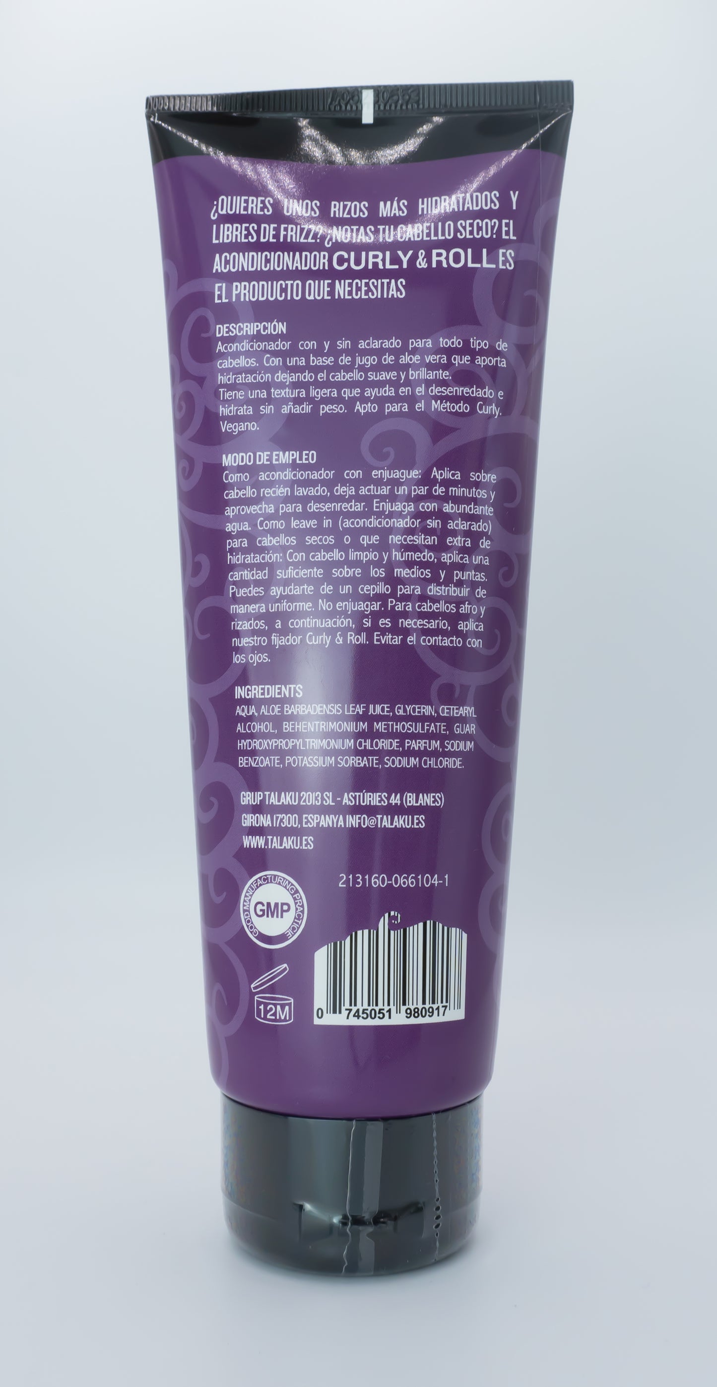 Acondicionador + Leave In Curly And Roll Talaku 250ml_1