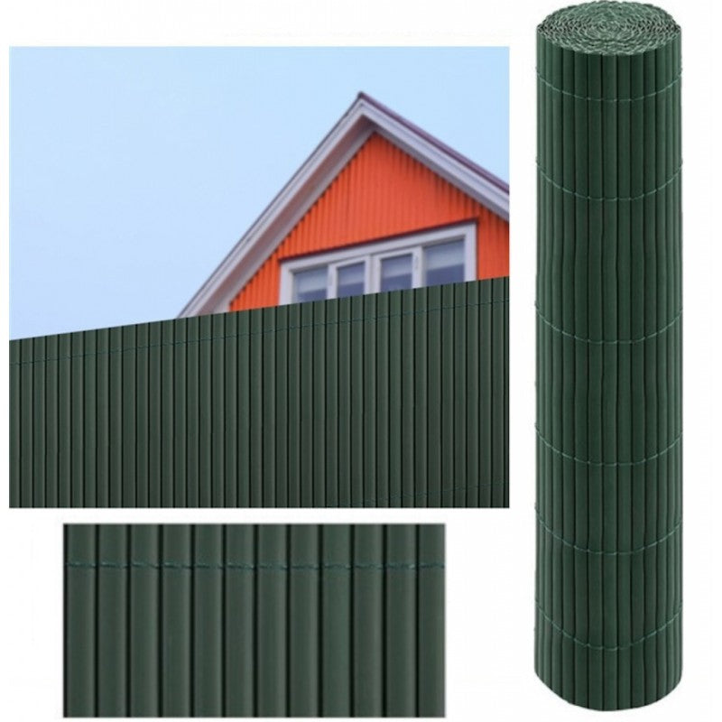 Cañizo Pvc Doble Cara| Lamas 11 Mm| Composición 100% Pvc| Bridas Sujeción Incluidas