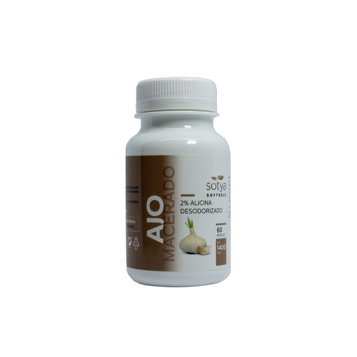 Ajo Macerado Sotya 1400 Mg. Perlas 60U