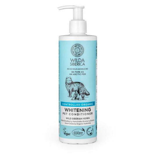 Acondicionador para pelo blanco de mascotas Natura Sibérica 400 ml