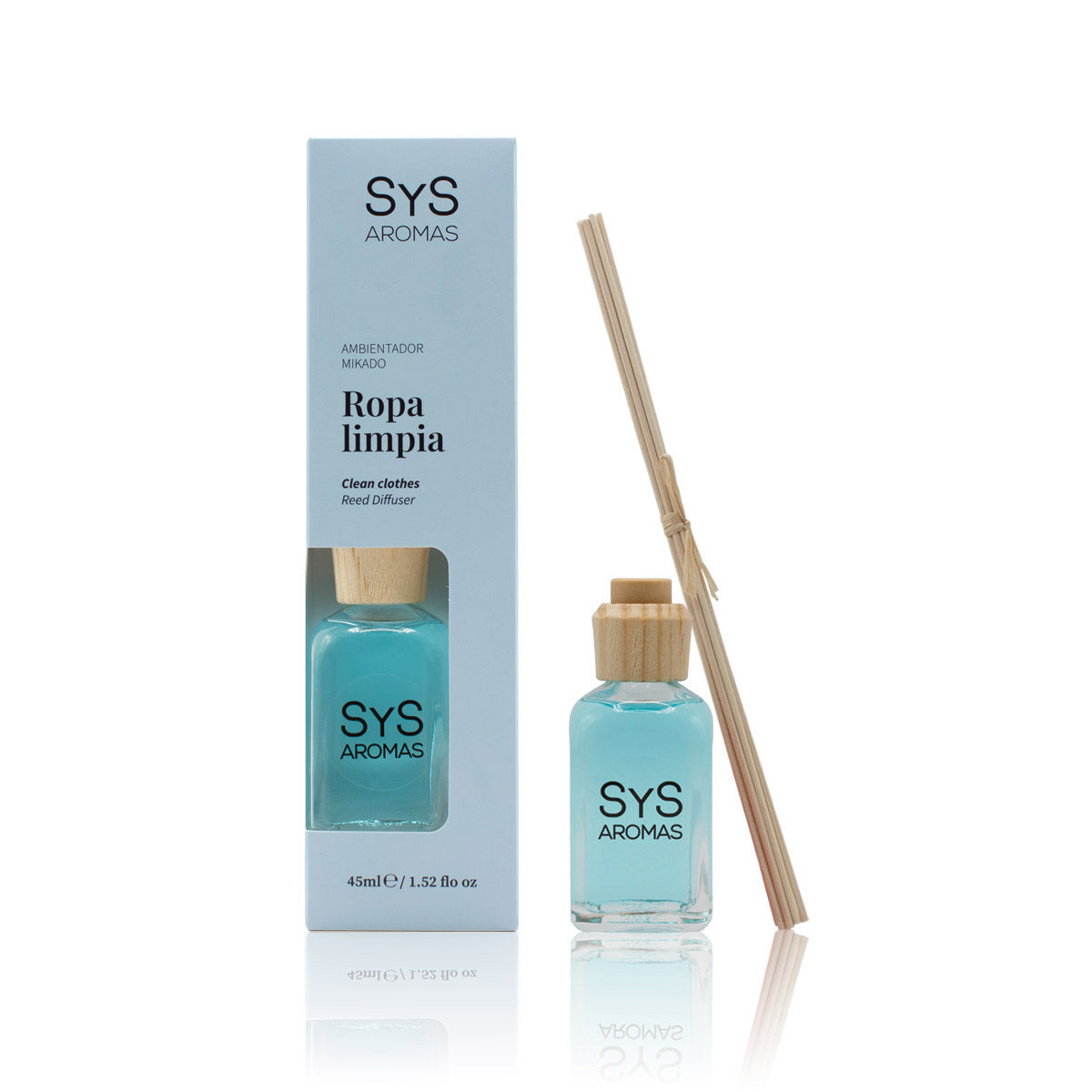 Ambientador Mikado SYS Aromas 45 ml | Ropa Limpia Origins | Aroma Fresco y Limpio | Relajante_0