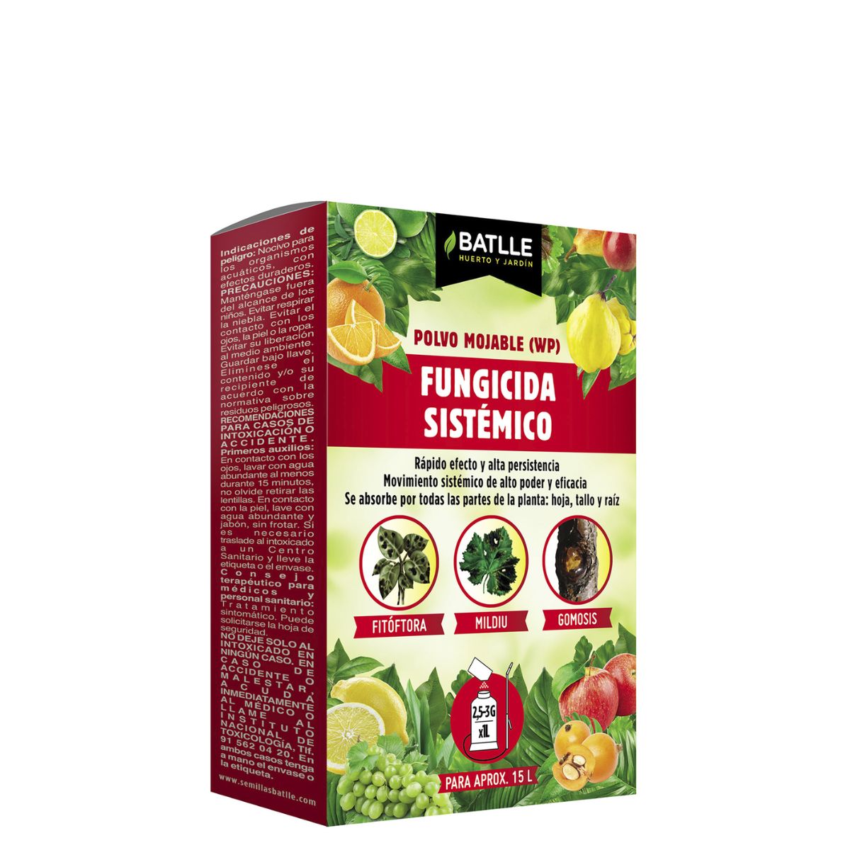 Fungicida sistémico 3 x 30 g Batlle
