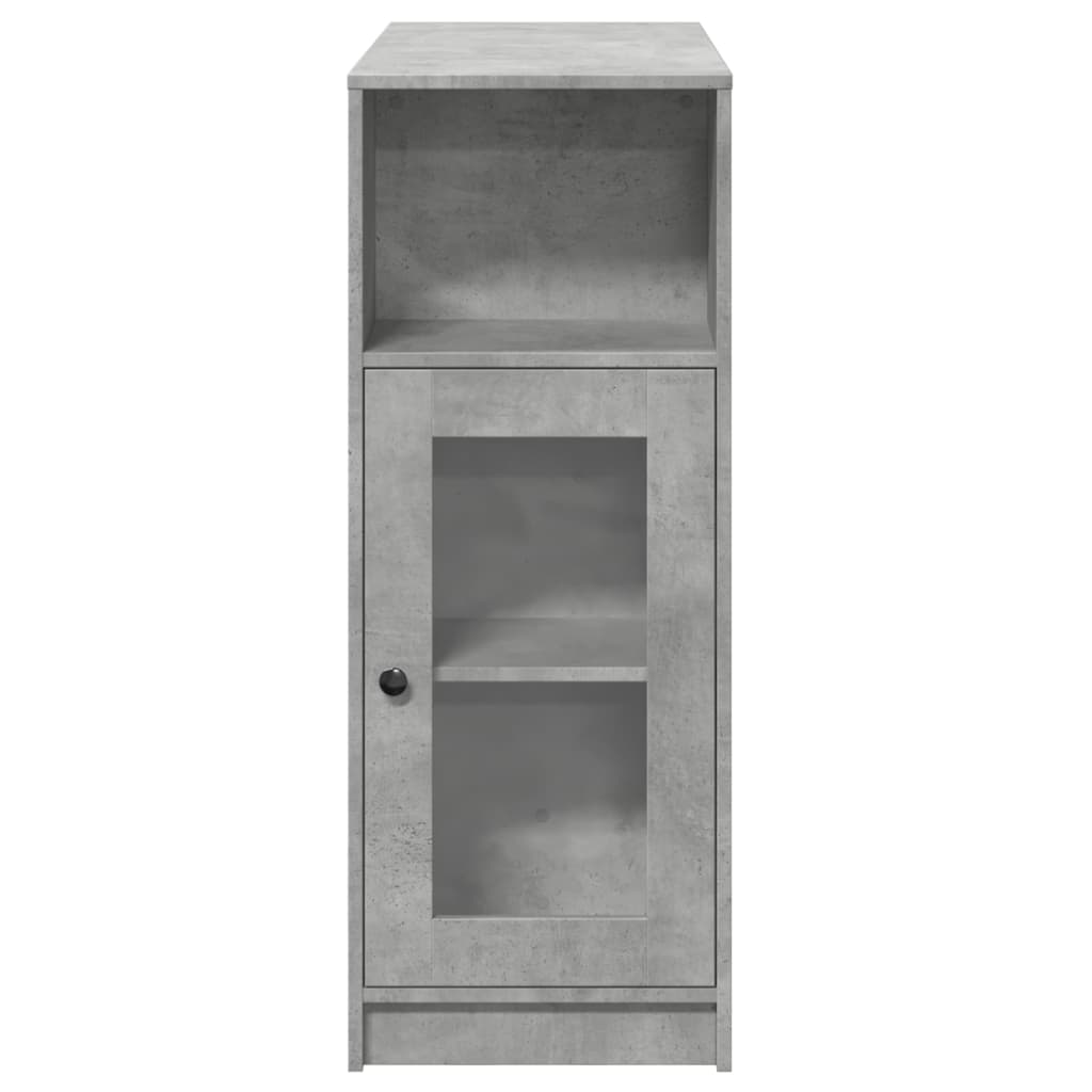 Mesa Alta Bar Con Estantes Madera Gris Hormigón 101x40x103,5 Cm_4