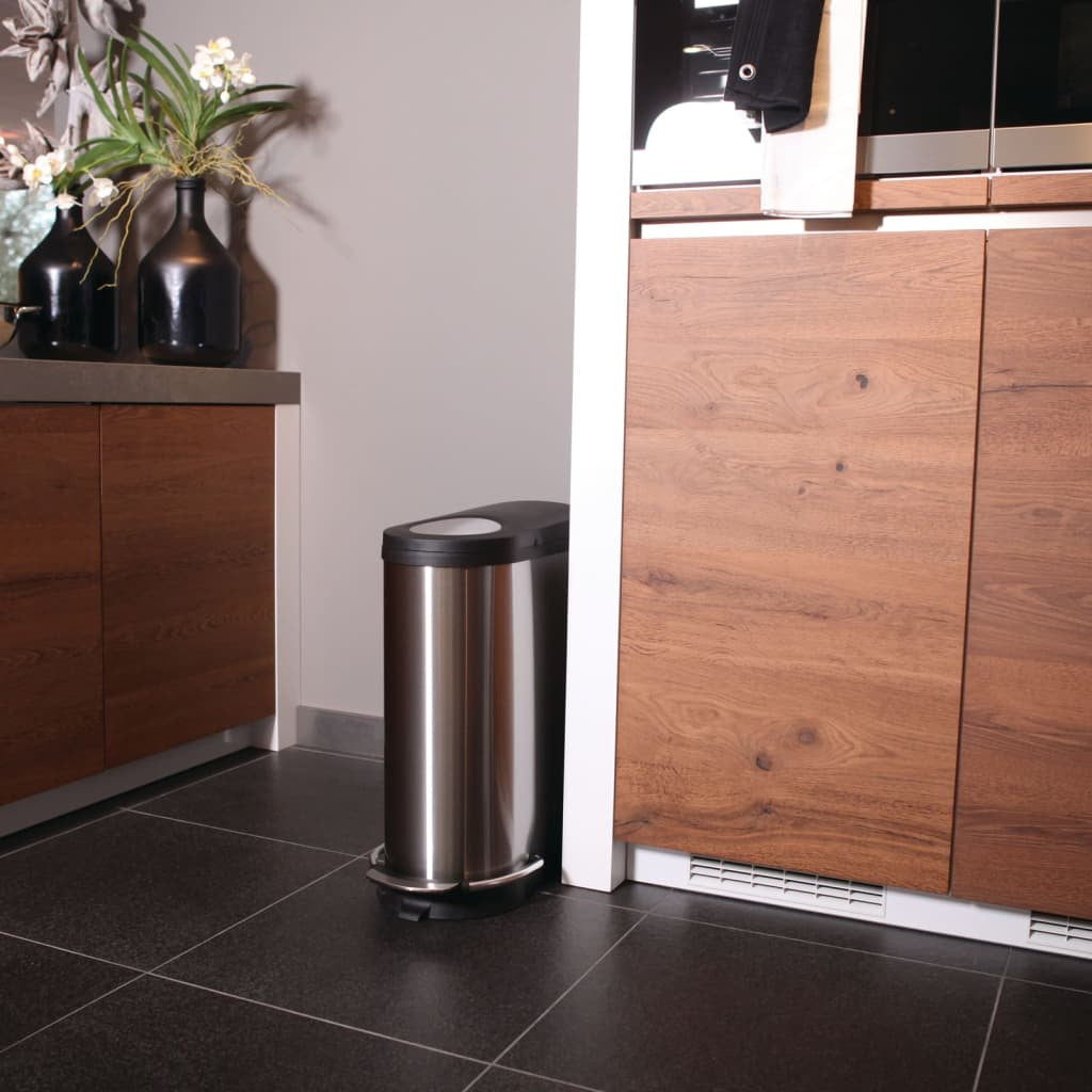 Eko Cubo De Pedal Viva 40 L Plateado Mate_3