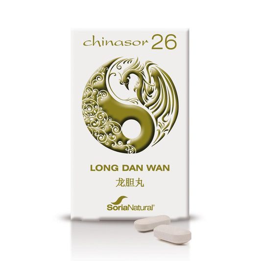 Chinasor 26  Long Dan Wan Soria Natural, 30 comprimidos