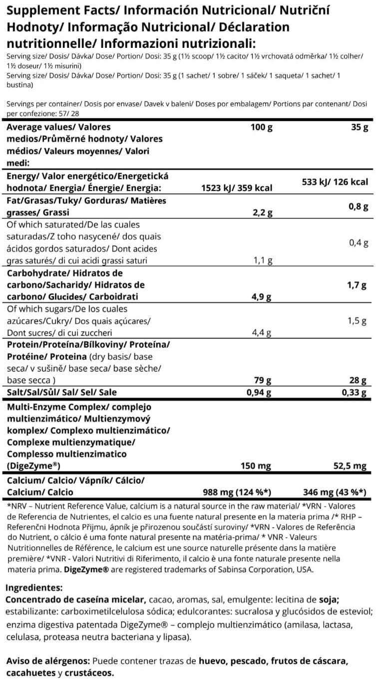 Micellar Casein (caseína Micelar) - 2kg - Bombón Rocher - Caseina - Amix Nutrition_5