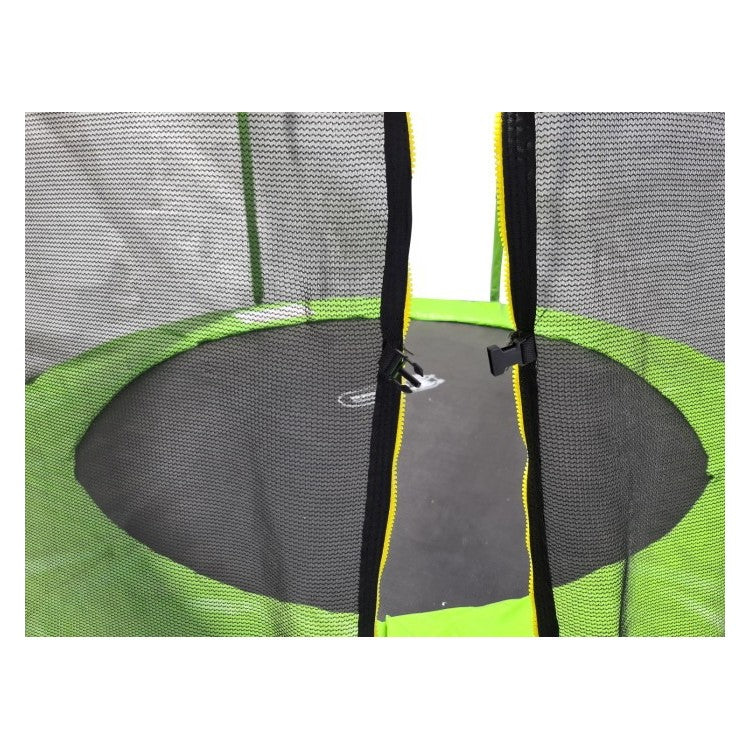 Cama Elastica Masgames Force 244 Con Red Protectora, Escalera Y Anclajes.