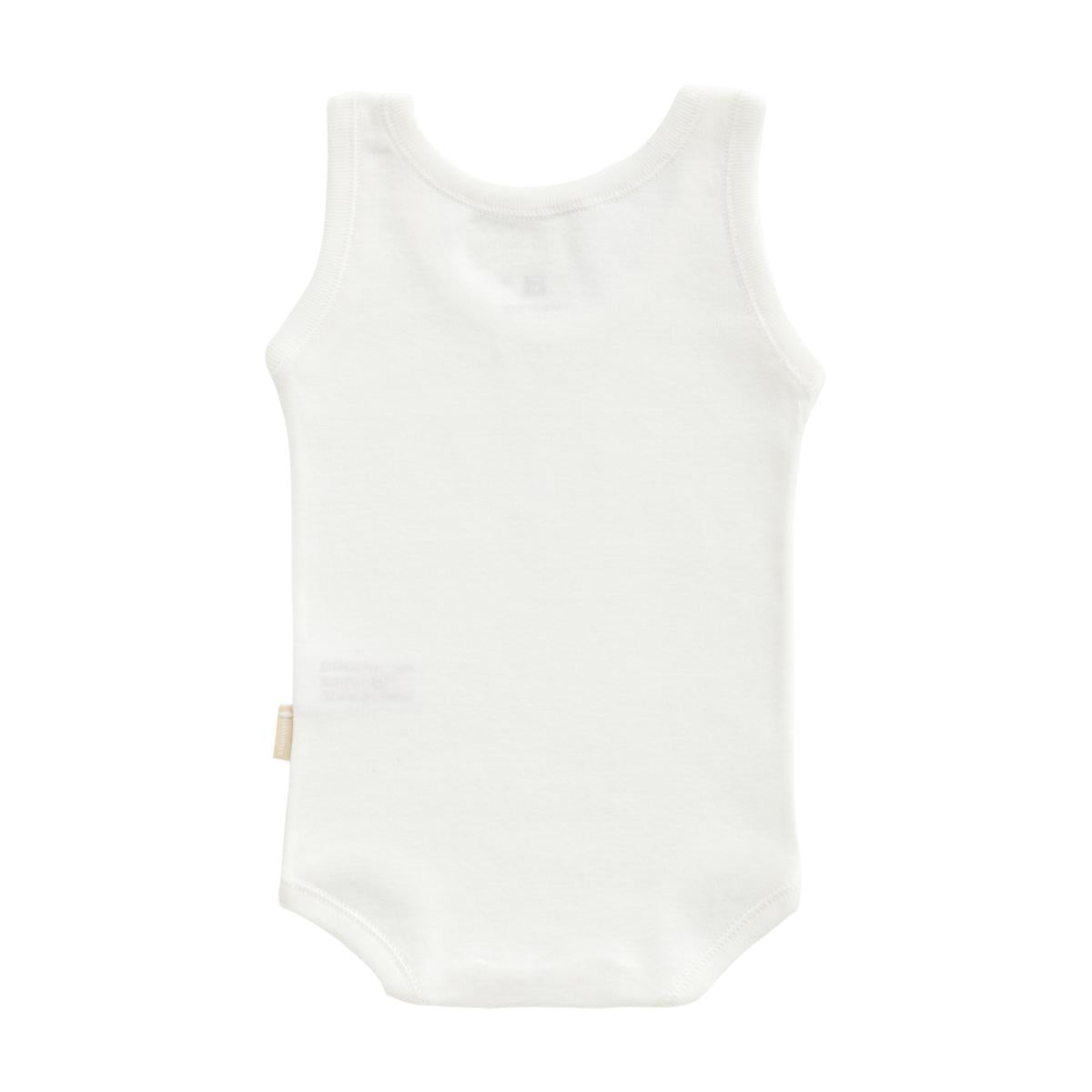 Body desmangado para recién nacidos en color beige talla 12