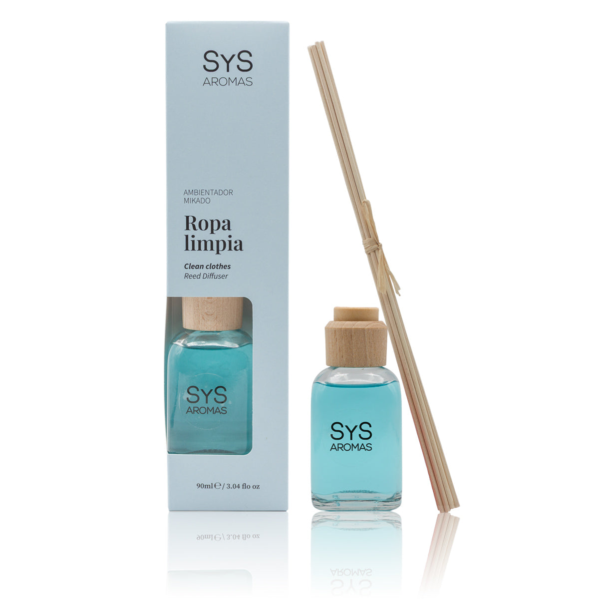 Ambientador Mikado de Ropa Limpia Origins SYS Aromas 90 ml | Aroma Fresco y Limpio | Relajante_0