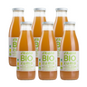 Pack 6x zumos de Manzana y Jengibre 100% exprimido Ecológico Ékolo 750 ml