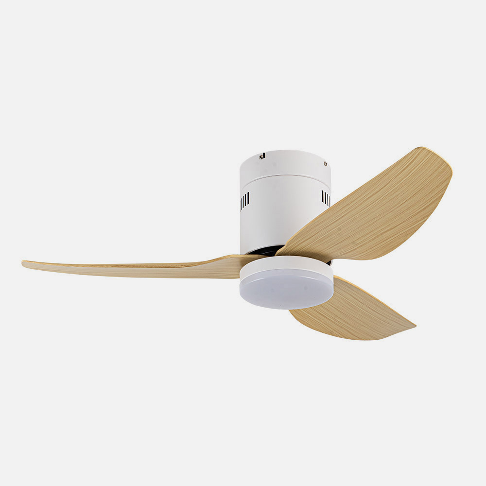 Ventilador Dc Borax 20w Blanco 3 Aspas Haya 6vel. 3000-6500k 2350lm C/remoto, Mem., Timer 27x101x101cm_3