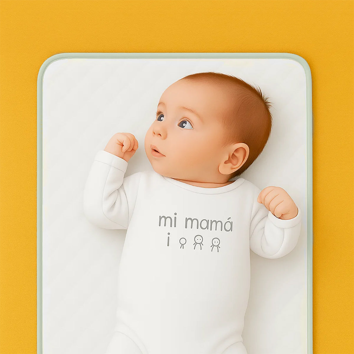 Alfombrilla De Cambiar Nomada En Algodón Bio Verde