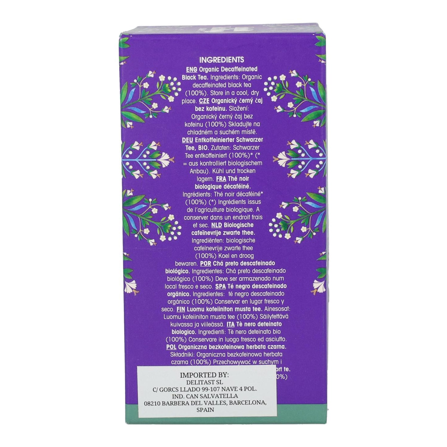 Té inglés sin cafeína Breakfast Tea Shop 40 g