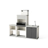 Cocina exterior Venit Flex con Barbacoa y fregadero Tuozi