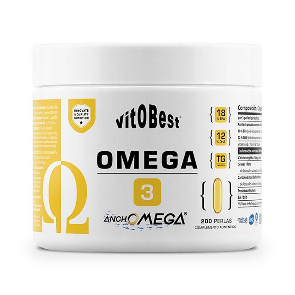 Omega 3 (anchomega®) - 200 Softgels - Omega 3 - Vitobest_0