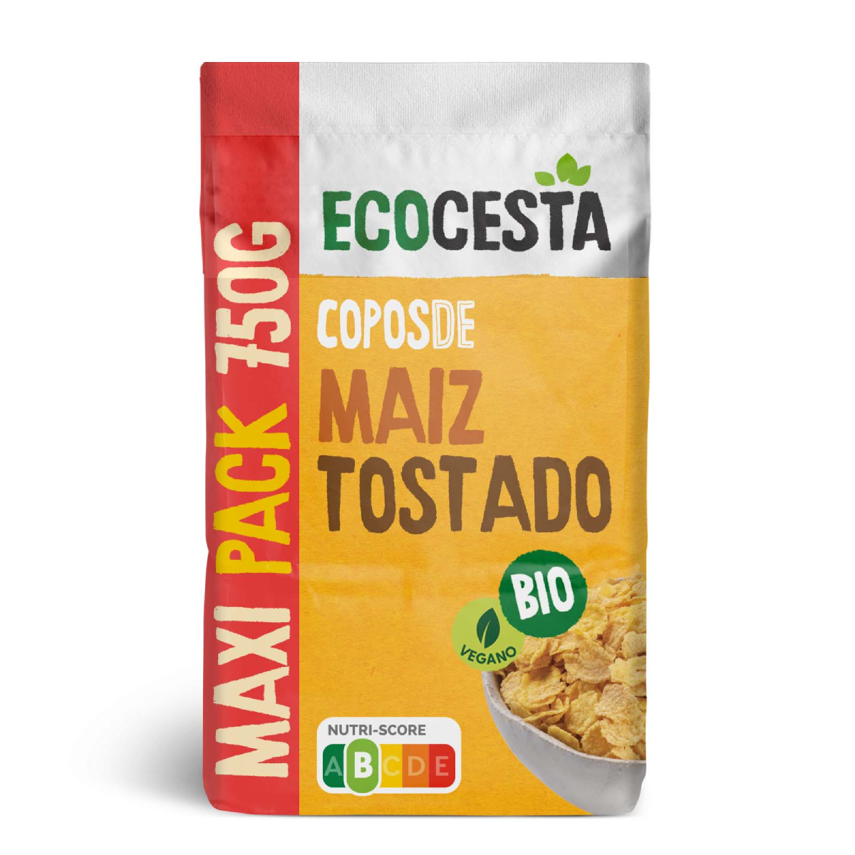 Maxi Pack Copos De Maiz Tostado Bio Ecocesta 750gr