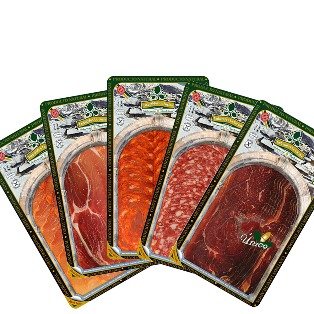 Surtido 5 loncheados de embutidos de León