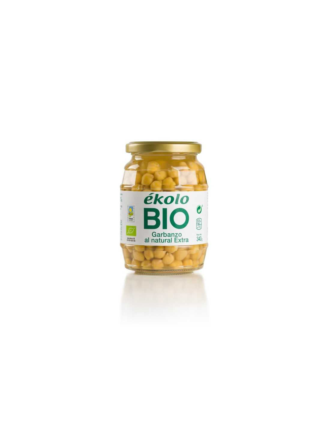 Garbanzos Al Natural Bio 340 G - Ékolo_0