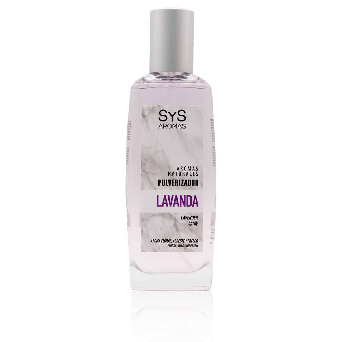 Ambientador Pulverizador Lavanda Mármol SYS Aromas 100 ml | Aroma Floral y Agreste | Relajante_0