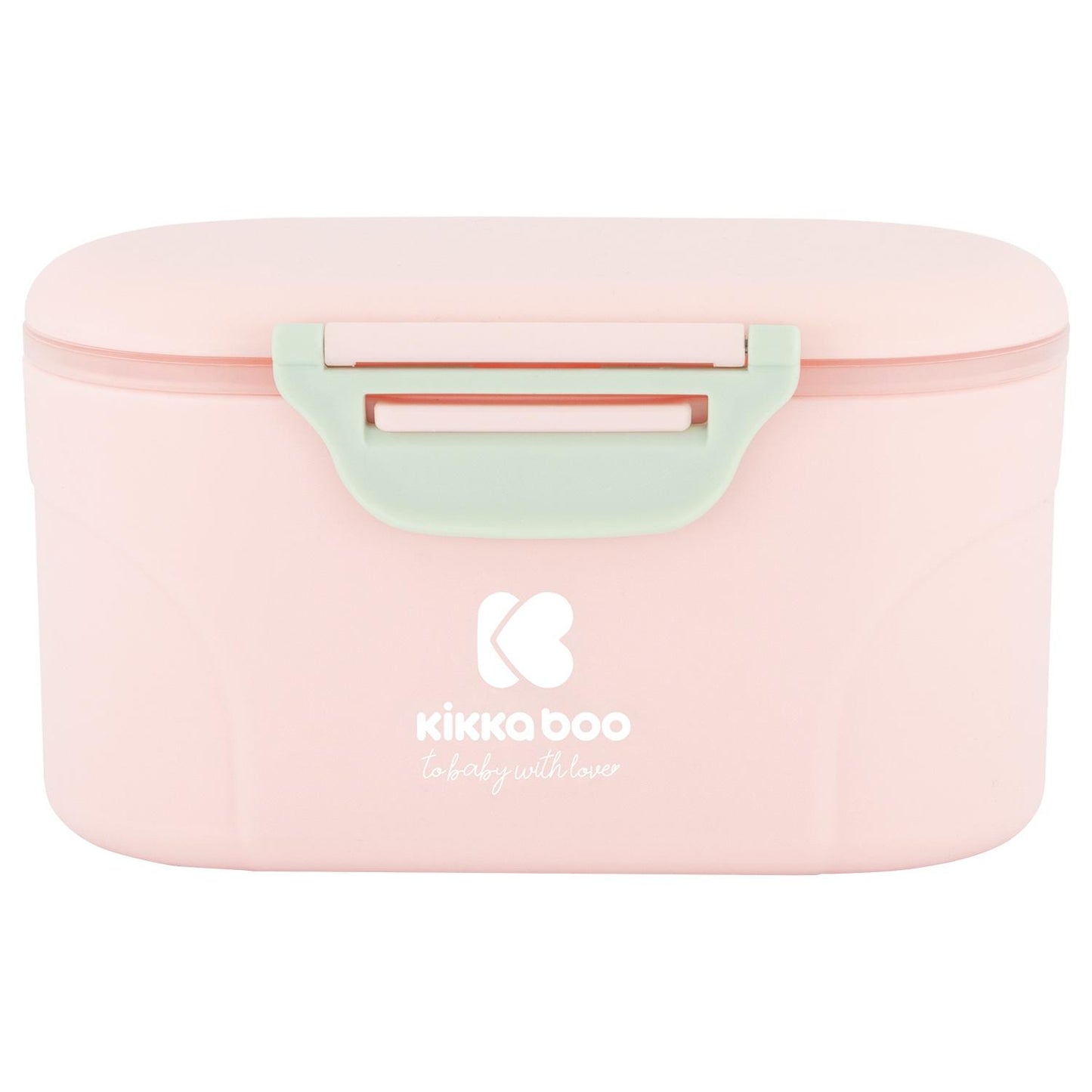 Dispensador de polvos de leche con cuchara 130 g Rosa Kikka boo