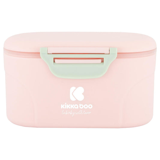 Dispensador de polvos de leche con cuchara 130 g Rosa Kikka boo