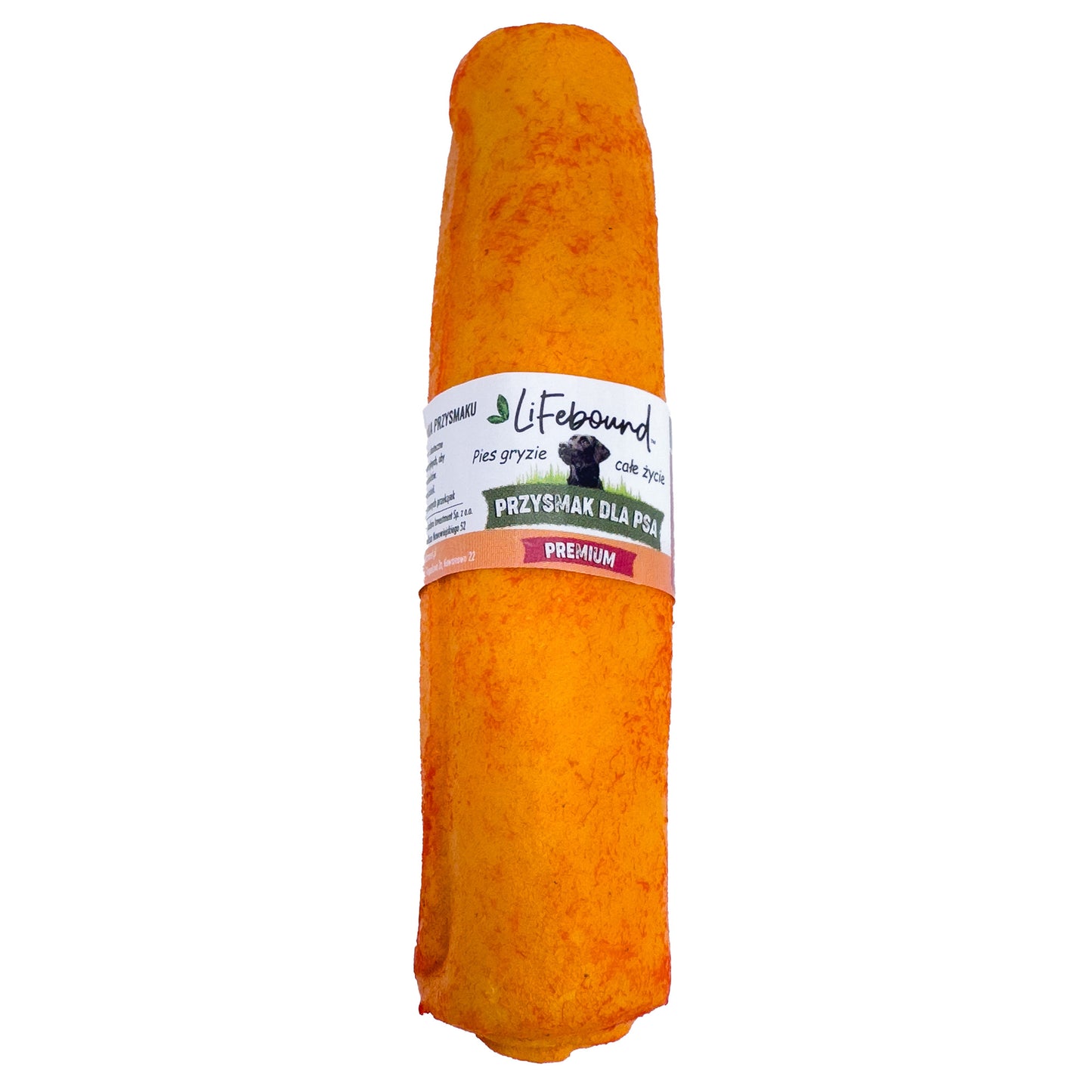 Lifebound - Hueso Masticable Natural Para Perros De Cuero De Ternera En Forma De Rollo Sabor Pizza - 10 Piezas - M