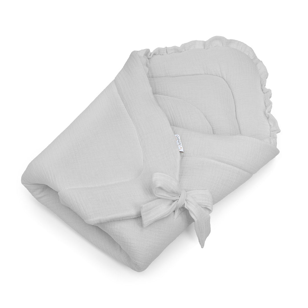 Saco Capazo 4 En 1 Muselina Gris