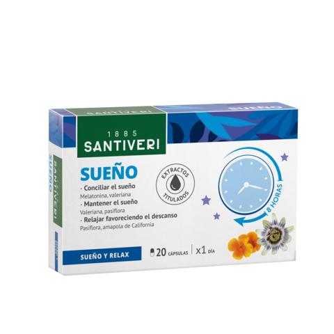 Sueño Grifonia y Melatonina Santiveri 20 cápsulas