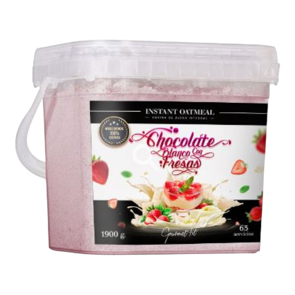 Instant Oatmeal 1.9 Kg Chocolate Blanco - Fresa_0