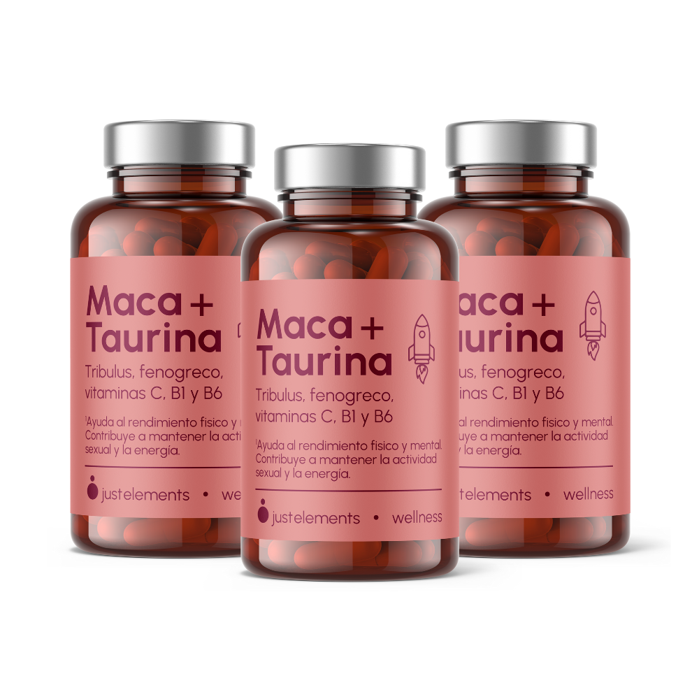 Pack 3 Maca + Taurina Just Elements Wellness_0